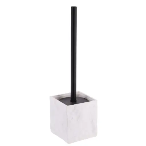 [182386-TT] Raw Stone Toilet Brush White