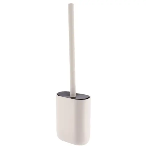 [182394-TT] Sleek Oval Toilet Brush Ivory