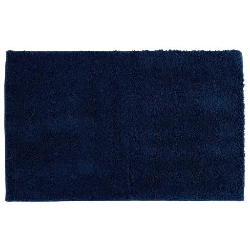 [182418-TT] Tufted Bath Mat Navy 20x32in