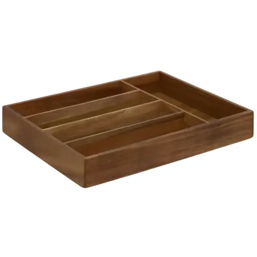 [182445-TT] Acacia Cutlery Tray