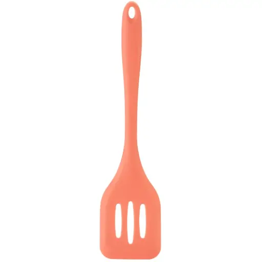 [182633-TT] Silicone Slotted Turner Coral