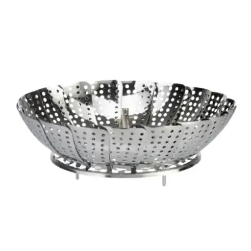 [182702-TT] Stainless Steel Collapsible Steamer Basket