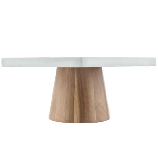 [182665-TT] Marble Cake Stand