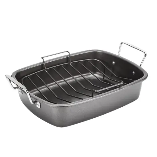 [182731-TT] Cuisinart Steel Roaster with Rack 16in
