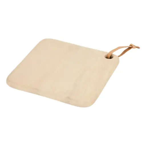 [182762-TT] Mango Wood Square Serving Board 9in