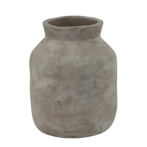 [182845-TT] Milk Vase Gray 12x10in