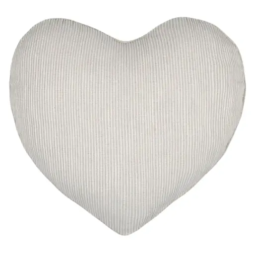 [182928-TT] Josepha Heart Pillow Natural 18in