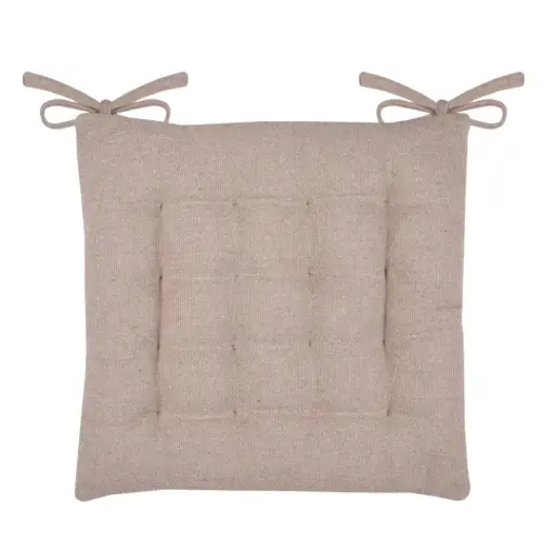 [182953-TT] Monaco Chair Pad Natural 16in