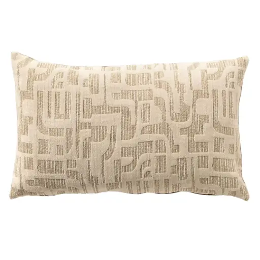 [182983-TT] Fabia Pillow Sesame 12x20in
