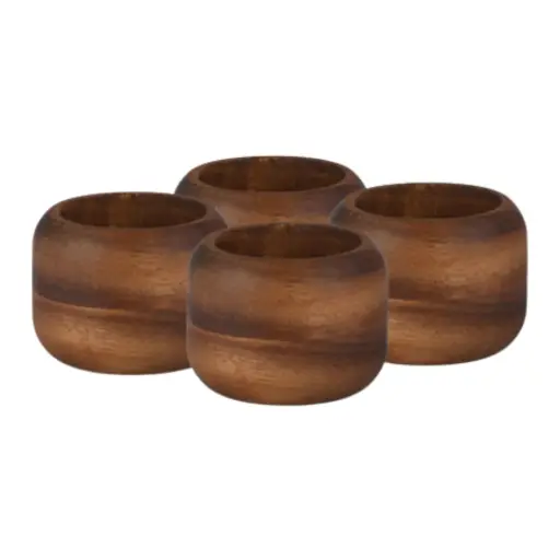[183144-TT] Allure Napkin Ring Set 4pc