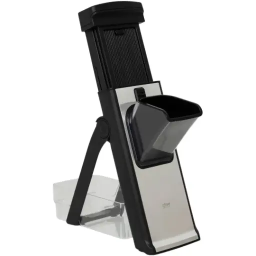 [183206-TT] Silver Pro Piston Mandoline Black