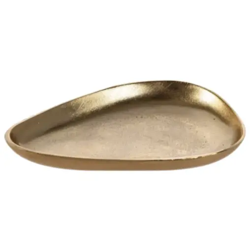 [183319-TT] Organic Bowl Gold 7.5in