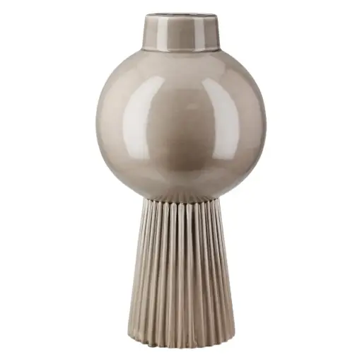 [183322-TT] Balazar Round Tower Vase 13.7in