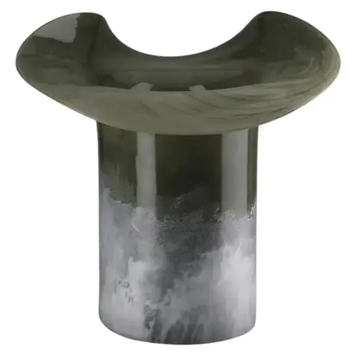 [183328-TT] Ambos Glass Vase Green 10.5in