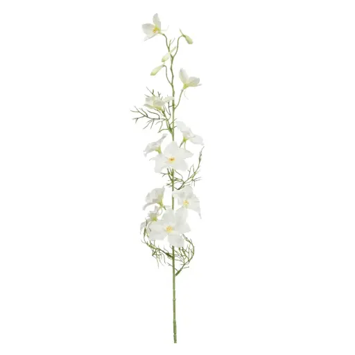 [183343-TT] Delphinium Spray Cream 34.5in