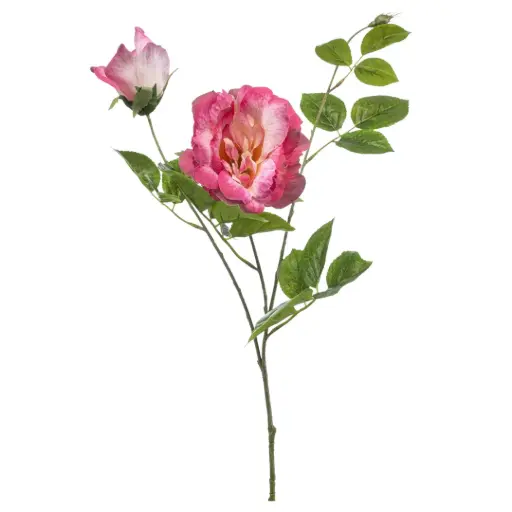 [183353-TT] Rose Liza Spray Pink 31.5in
