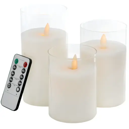 [183369-TT] LED Candle Set 3pc