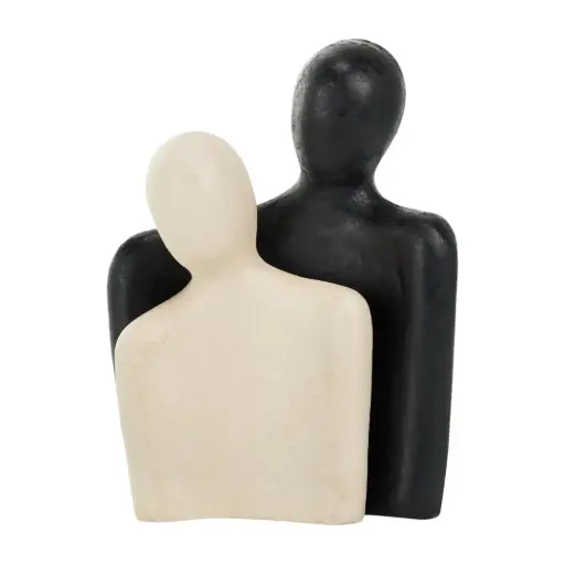 [183429-TT] Paper Mache Couple Figurine 2pc
