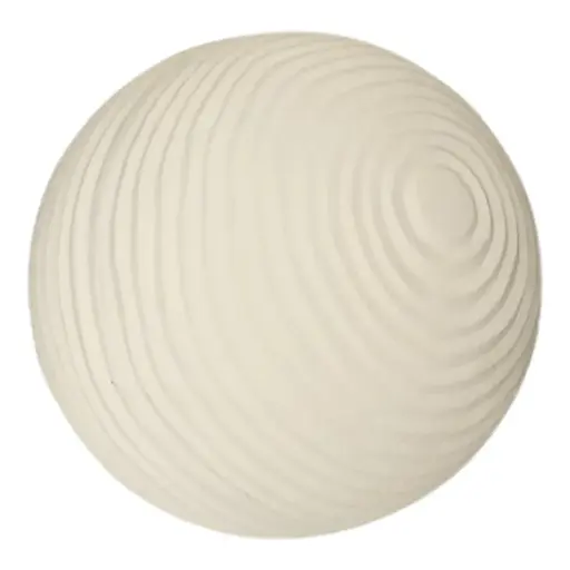 [183496-TT] Decorative Outdoor Ball Accent White 13in