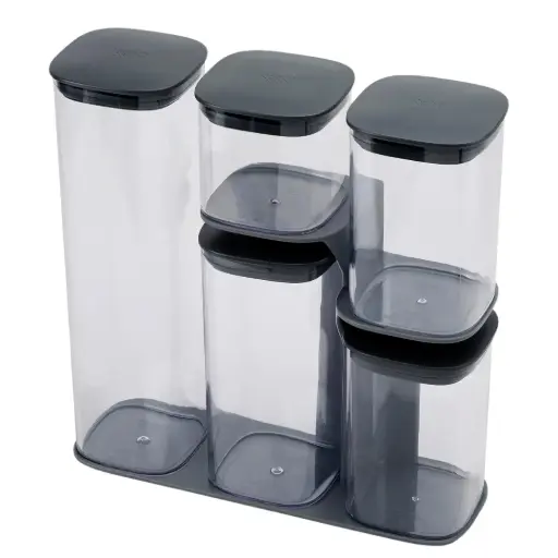 [183546-TT] Storage Jar Set with Stand 5pc