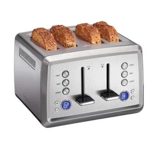 [183562-TT] Hamilton Beach Stainless Steel Digital 4-Slice Toaster 