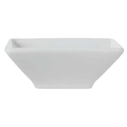 [183570-TT] Square Tidbit Bowl White