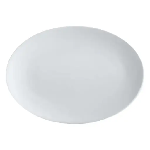 [183573-TT] Oval Serving Platter White 12in
