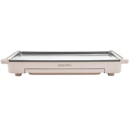 [183584-TT] GreenPan Advanced Griddle with Warming Drawer Clay