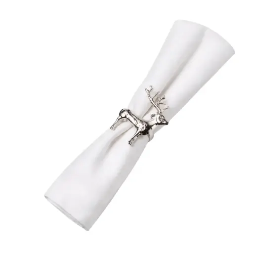 [183766-TT] Reindeer Napkin Ring