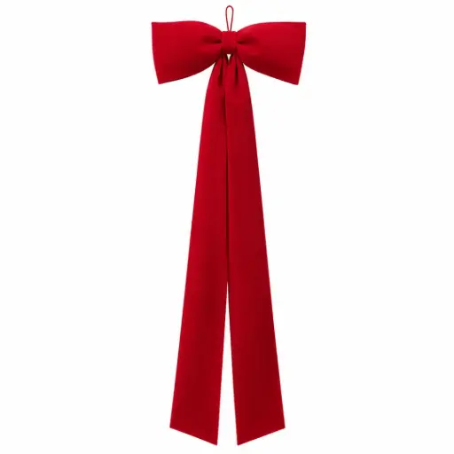 [183940-TT] Bow Extra Large Red 63in