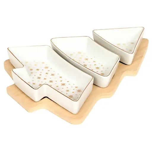 [184035-TT] Tree Appetizer Set 4pc