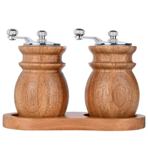 [184074-TT] Allure Salt & Pepper Mill Set 3pc
