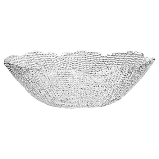 [184080-TT] Roche Serving Bowl Clear 11in