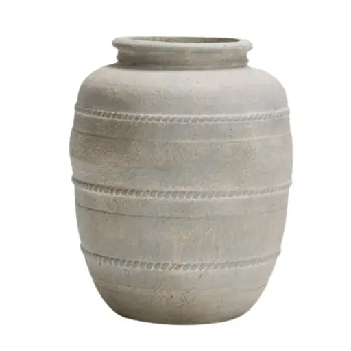 [184326-TT] Milos Planter Beige 14x18in