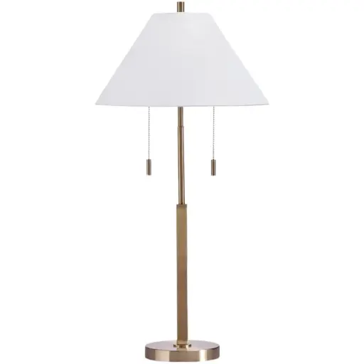 [184460-TT] Haigwood Metal Table Lamp 30in
