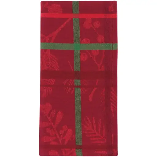 [184820-TT] Jacquard Winterberry Napkin 1pc