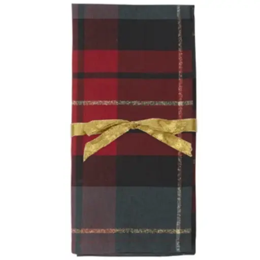 [184852-TT] Traditional Checkered Napkin 1pc