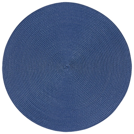 [117548-TT] Disko Indigo Round Placemat