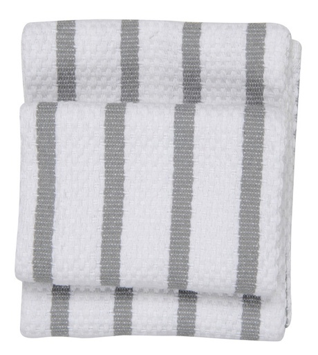 [111877-TT] Teatowel Basketweave Ld Grey