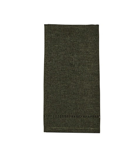 [159230-TT] Linen Look Napkin Green