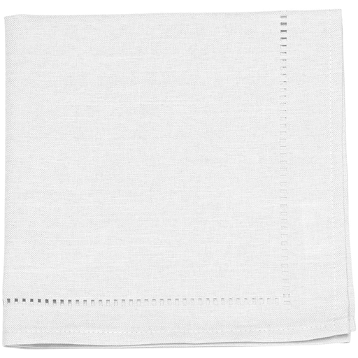[144691-TT] Linen Look Napkin White