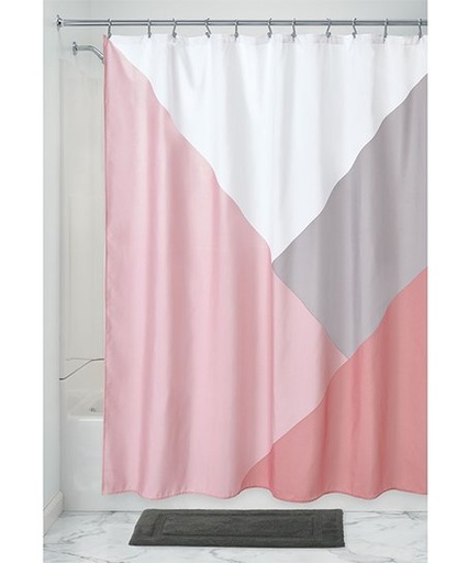 [157115-TT] Colorblock Shower Curtain
