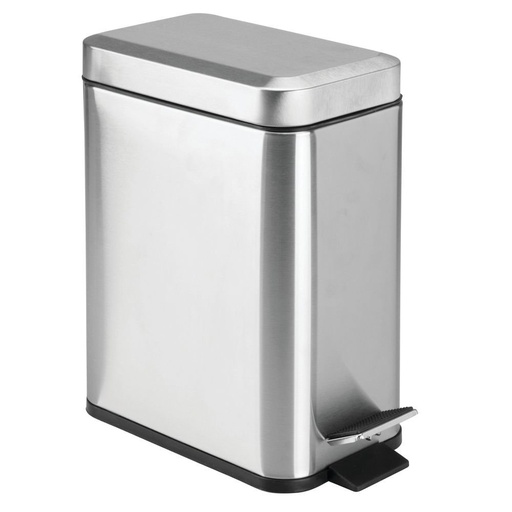 [143554-TT] Rectangle Step Can 5L Brushed