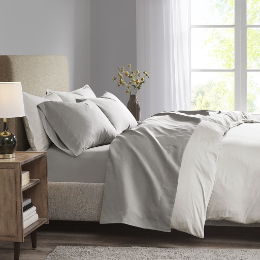 [304601-TT] Microcell King Sheet Set Grey