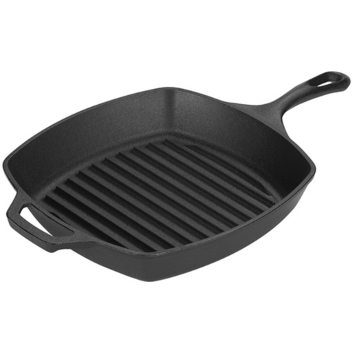 [130428-TT] Lodge Cast Iron Square Grill Pan 10.5in
