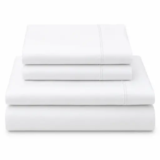 [150657-TT] Classico Sheet Set White King 4pc