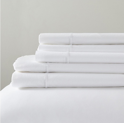 [150683-TT] Lagos King Duvet Cover White