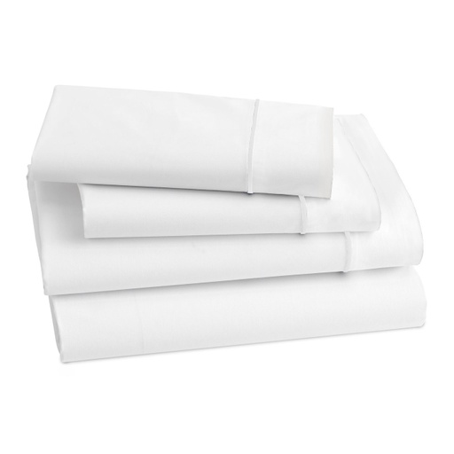 [150678-TT] Lagos King Fitted Sheet White