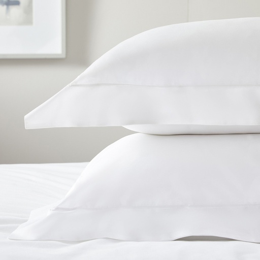 [150684-TT] Lagos Sham Set White Queen 2pc