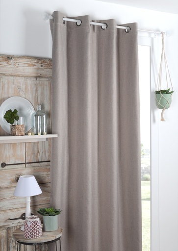 [157397-TT] Copenhagen Blackout Panel Linen 102in